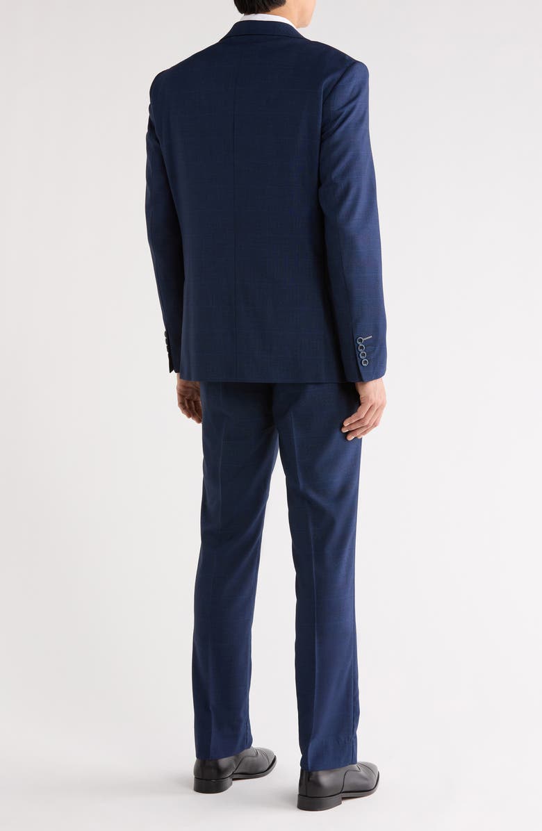 Scotch & Soda Classic Fit Windowpane Suit, Alternate, color, Navy