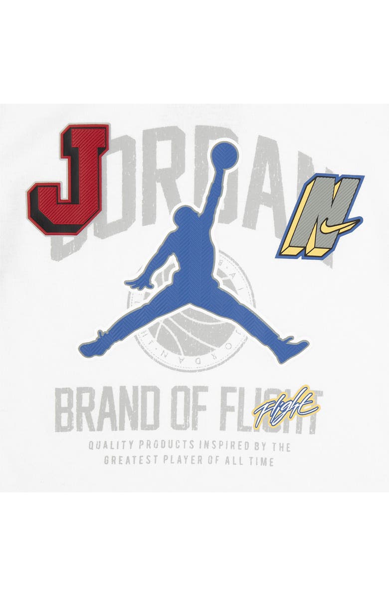 Jordan Kids' Gym 23 Graphic Tee & Sweat Shorts, Alternate, color, B65true Bl