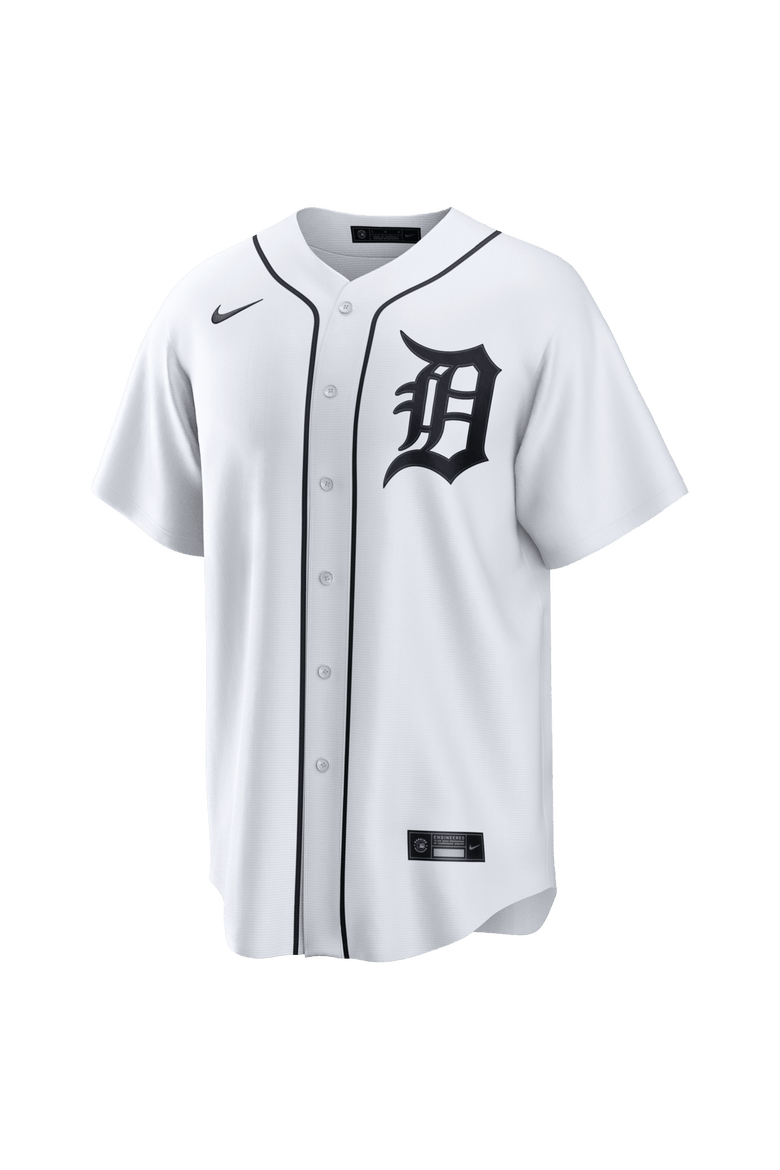 Men's Nike White Detroit Tigers Home Replica Jersey, Alternate, color, White