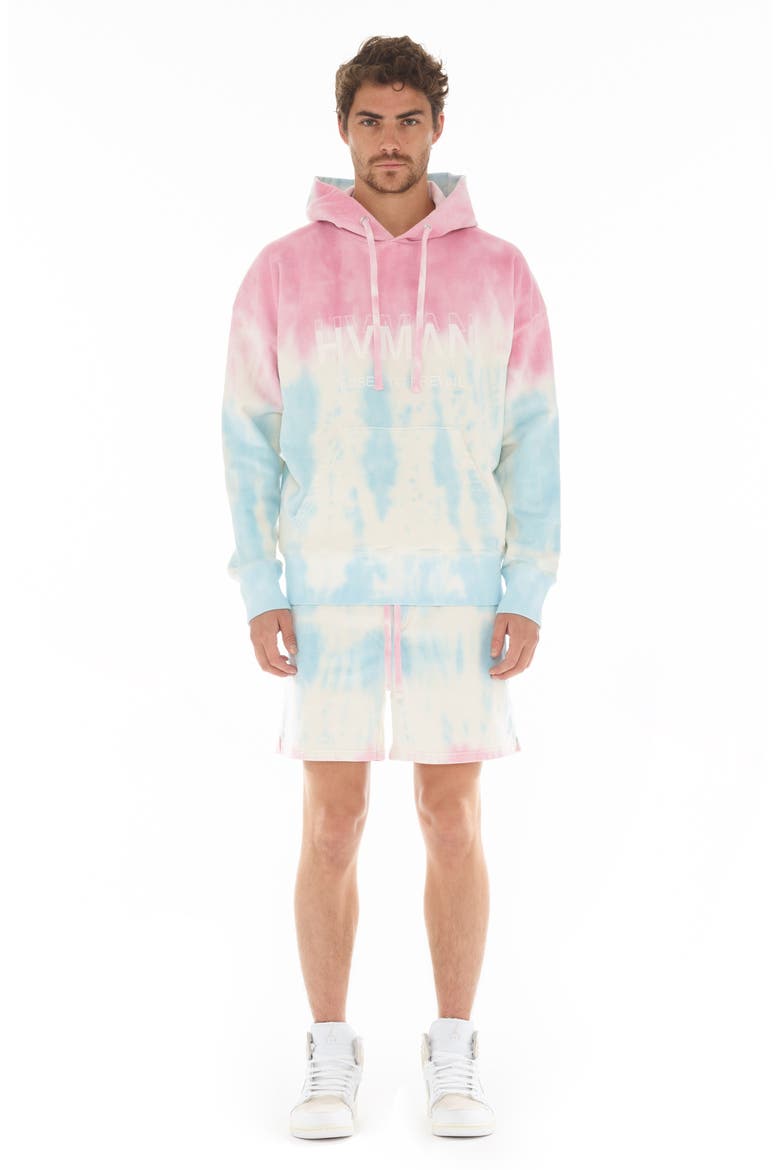 Tie Dye Sweatshorts, Alternate, color, TYE DYE
