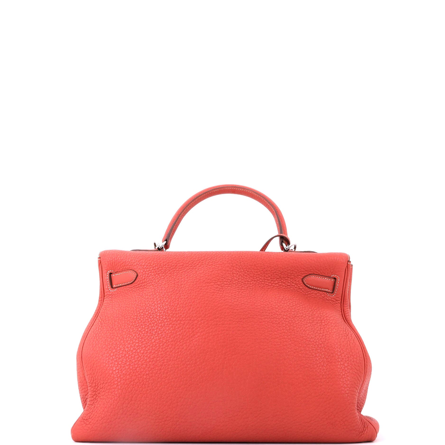 Kelly Amazone Handbag Orange Togo with Palladium Hardware 35, Alternate, color, Red
