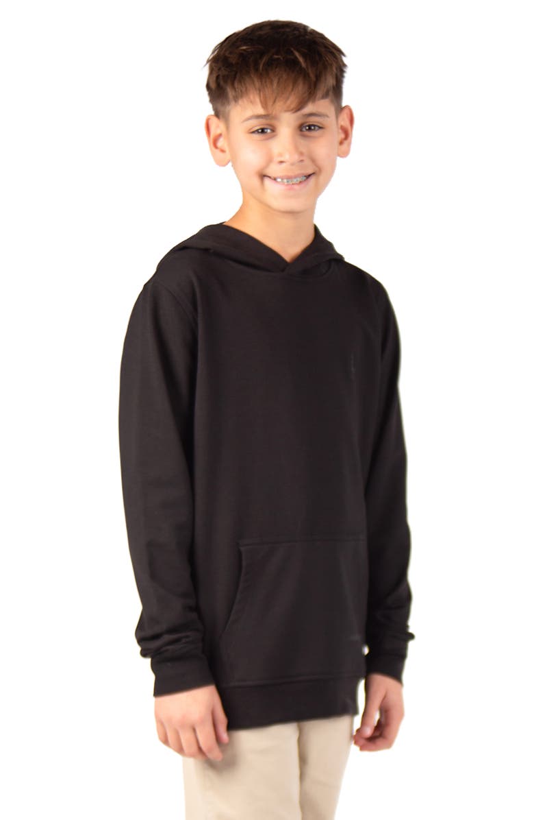 TailorByrd Kids' Fleece Hoodie, Alternate, color, Black