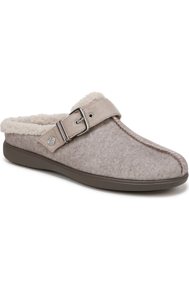 BZees Eternity Faux Shearling Clog, Main, color, Beige