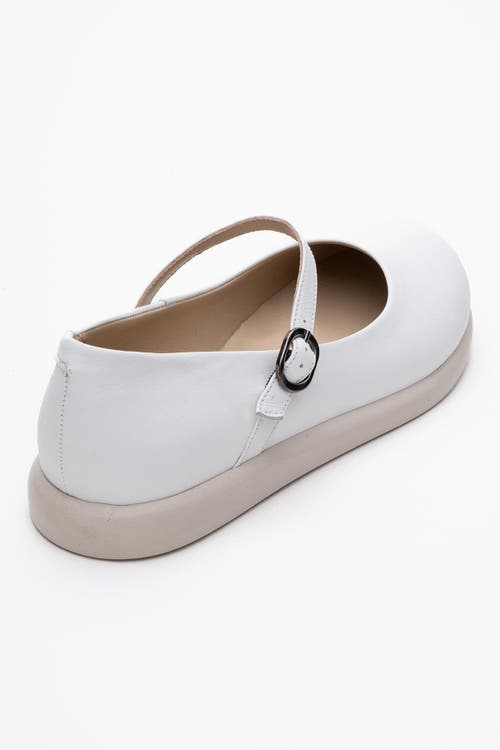 Forever & Always Shoes Anisa Leather Strap Flat