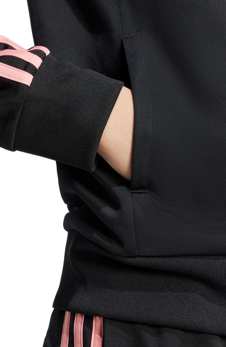 adidas Tricot 3-Stripes Track Jacket, Alternate, color, 