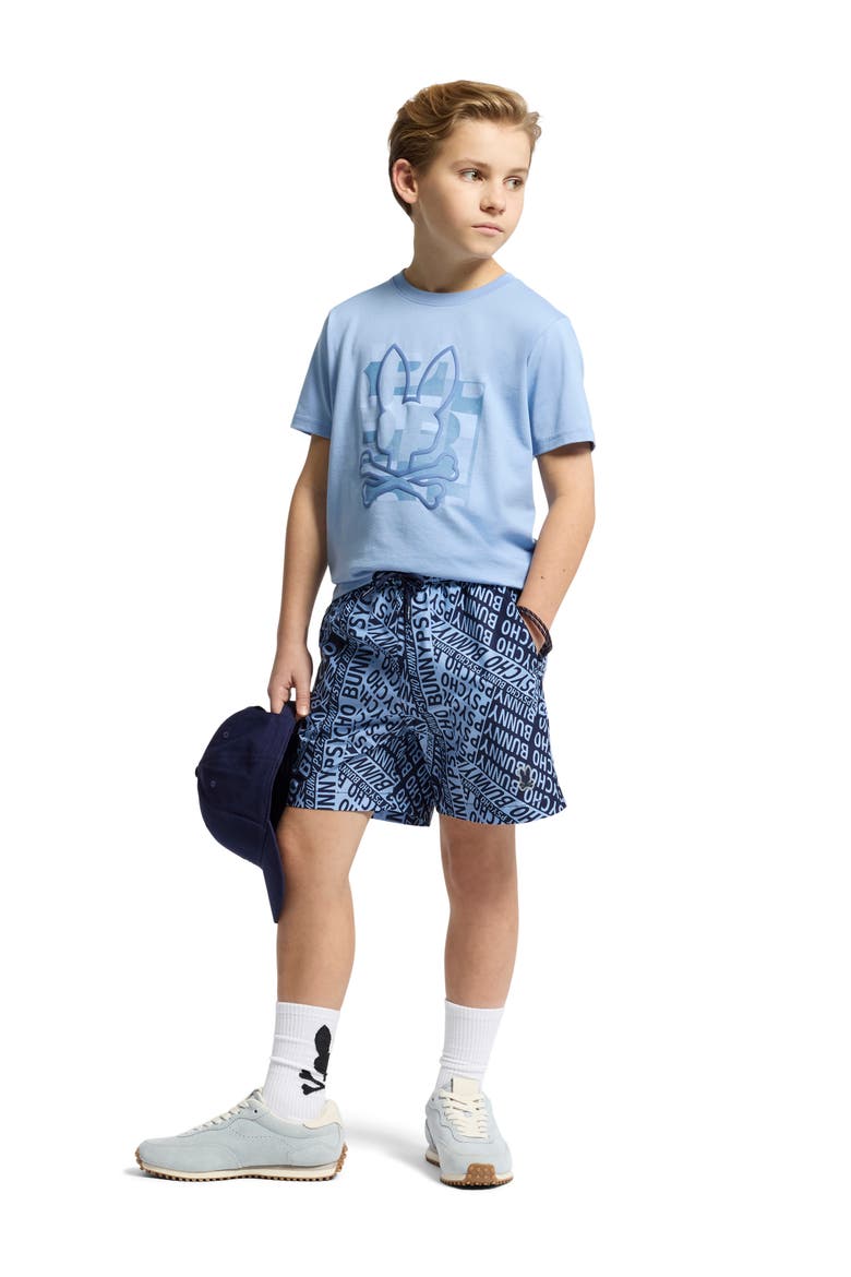 Kids' Capri Swim Trunks, Alternate, color, SERENITY