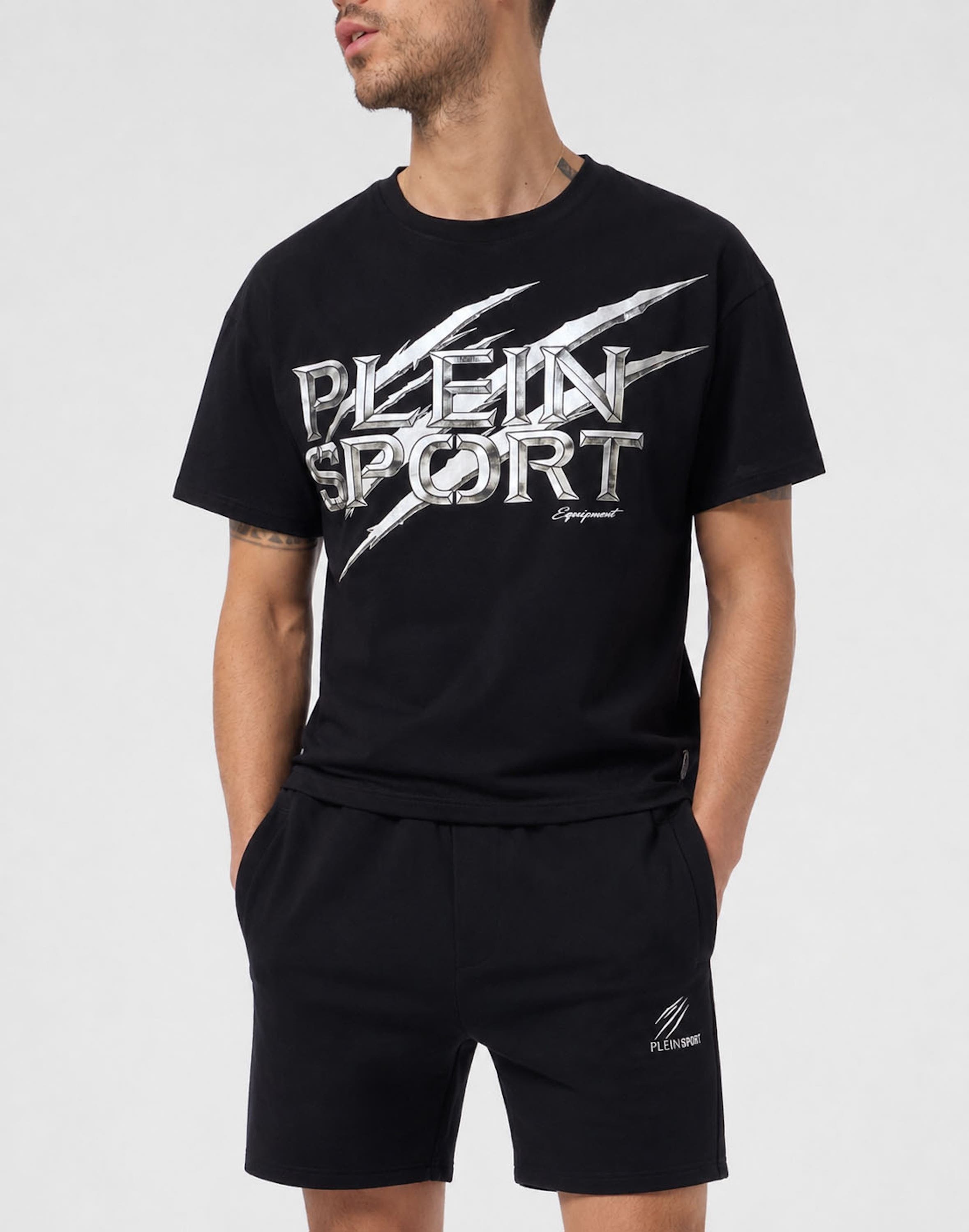 PLEIN SPORT Round Neck T-shirt Stone Logo Men (Men) | Nordstrom