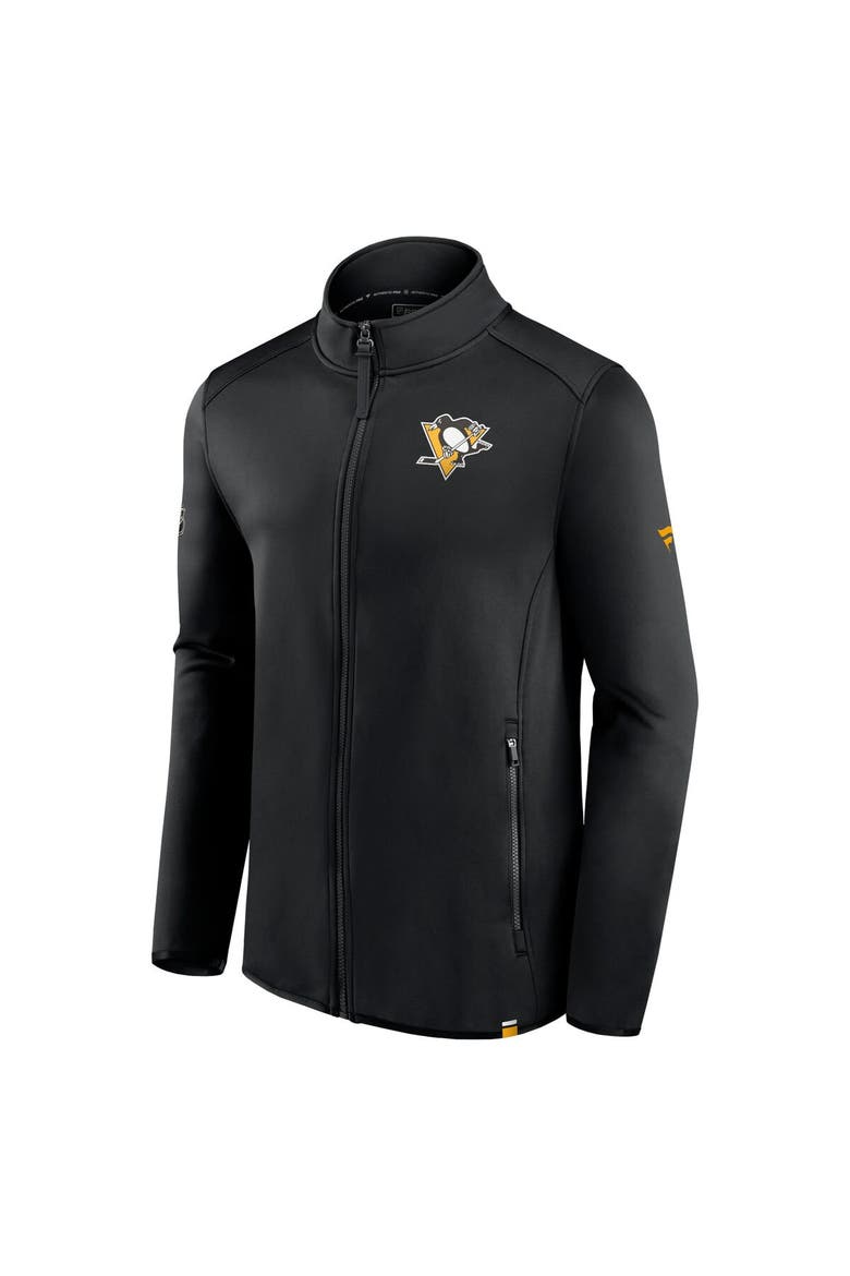 Men's Fanatics Branded  Black Pittsburgh Penguins Authentic Pro Full-Zip Jacket, Alternate, color, Black
