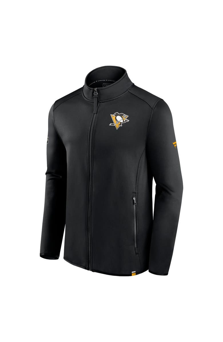 FANATICS Men's Fanatics Branded  Black Pittsburgh Penguins Authentic Pro Full-Zip Jacket, Alternate, color, Black