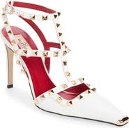 Valentino Garavani Rockstud Ankle Strap Pump