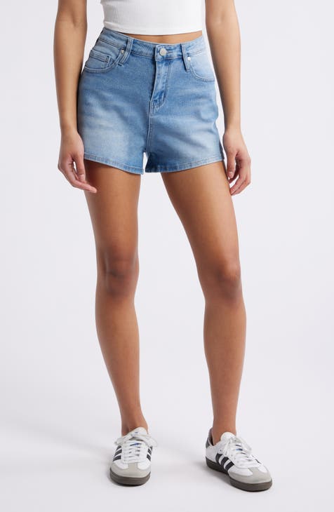 Pia Paperbag Denim Shorts