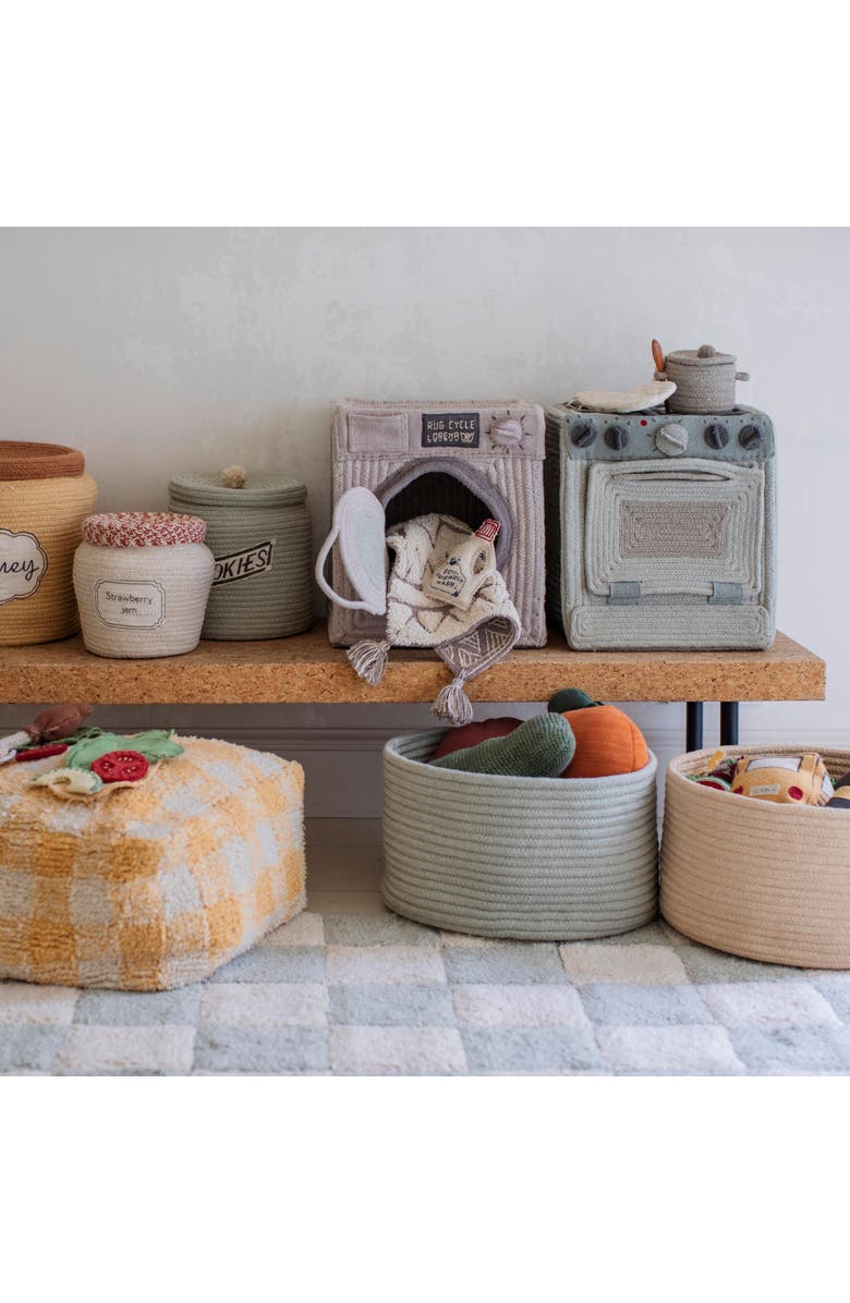 Lorena Canals Play Basket Washing Machine, Alternate, color, Grey