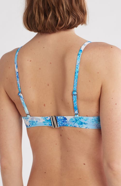 Sea Level Daiseyfield Balconette Bikini Top In Blue