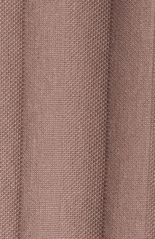 Reiss Sampson Textured Stripe Camp Shirt In Brown