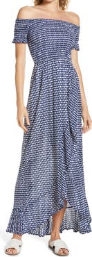 Tiare Hawaii Cheyenne Off the Shoulder Maxi Dress