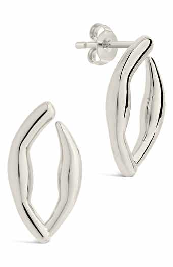 Sharee Contoured Stud Earrings