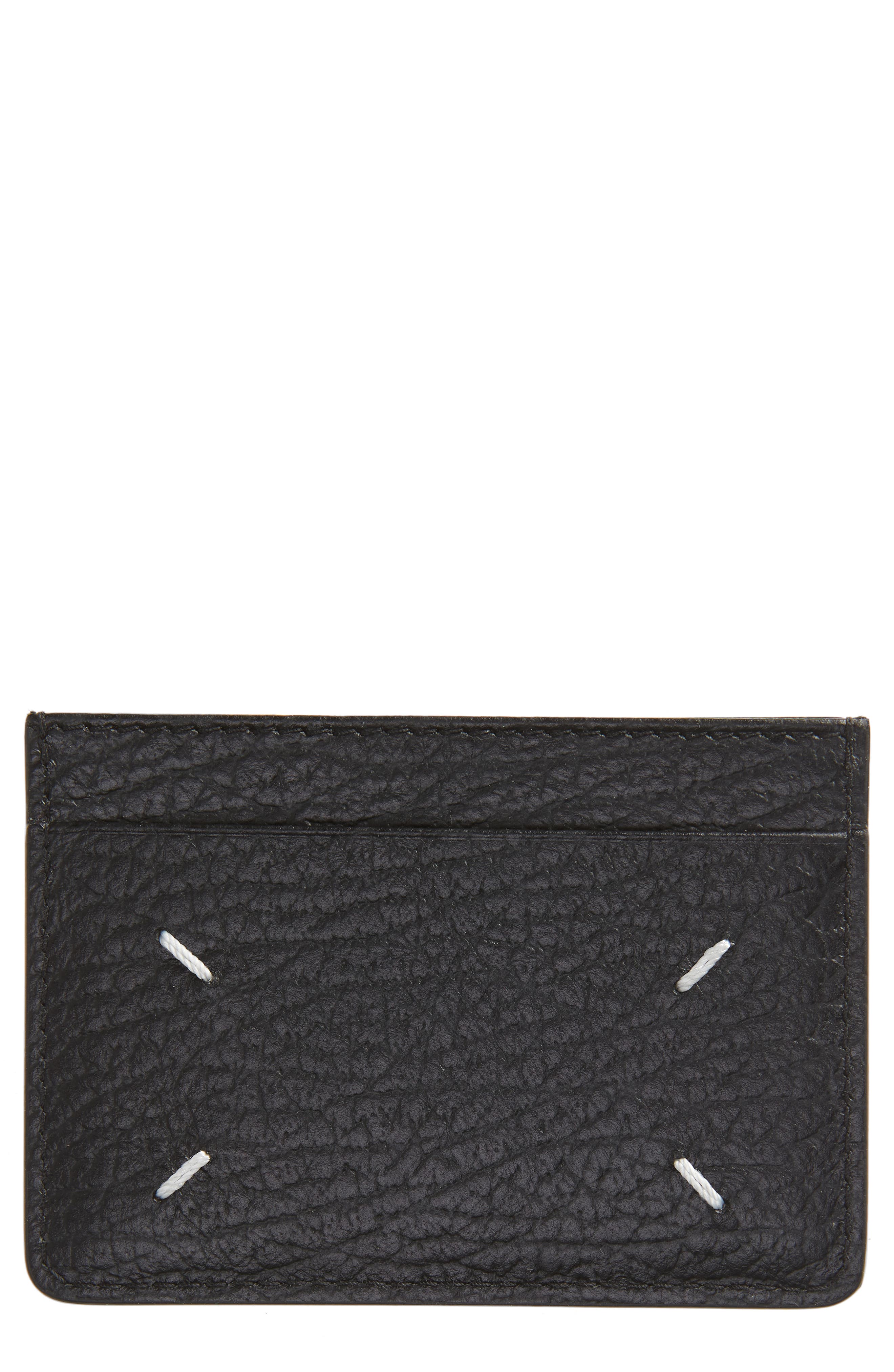 Maison Margiela Pebbled Leather Card Case