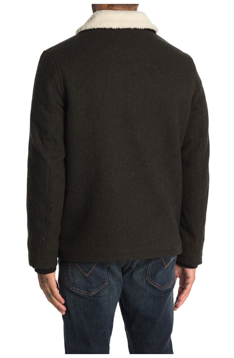 Cole Haan Faux Shearling Lined Jacket, Alternate, color,