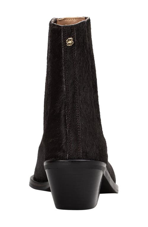 Hugo Boss Boss Genuine Calf Hair Chelsea Boot In Black