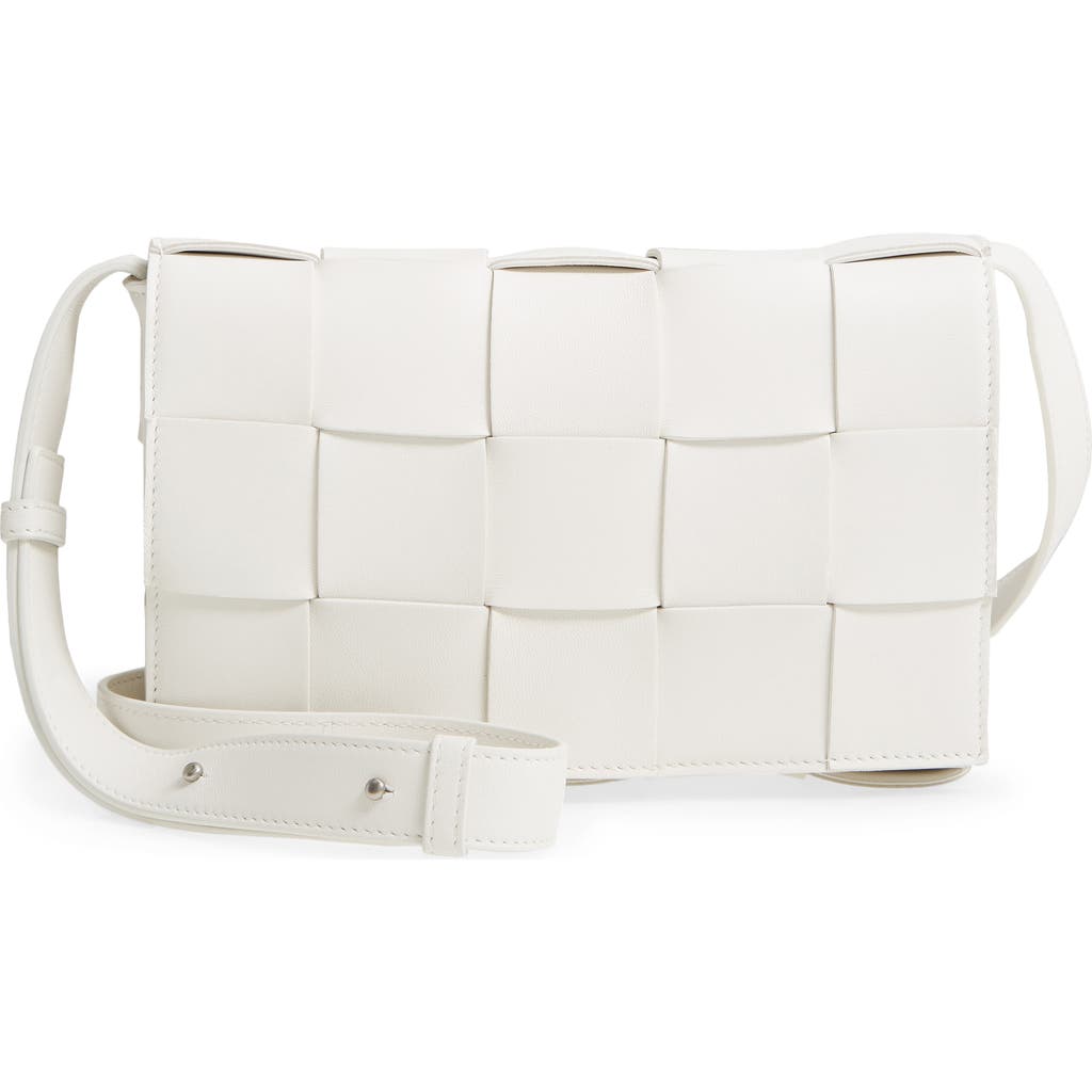Bottega Veneta Intrecciato Leather Crossbody Bag In Multi