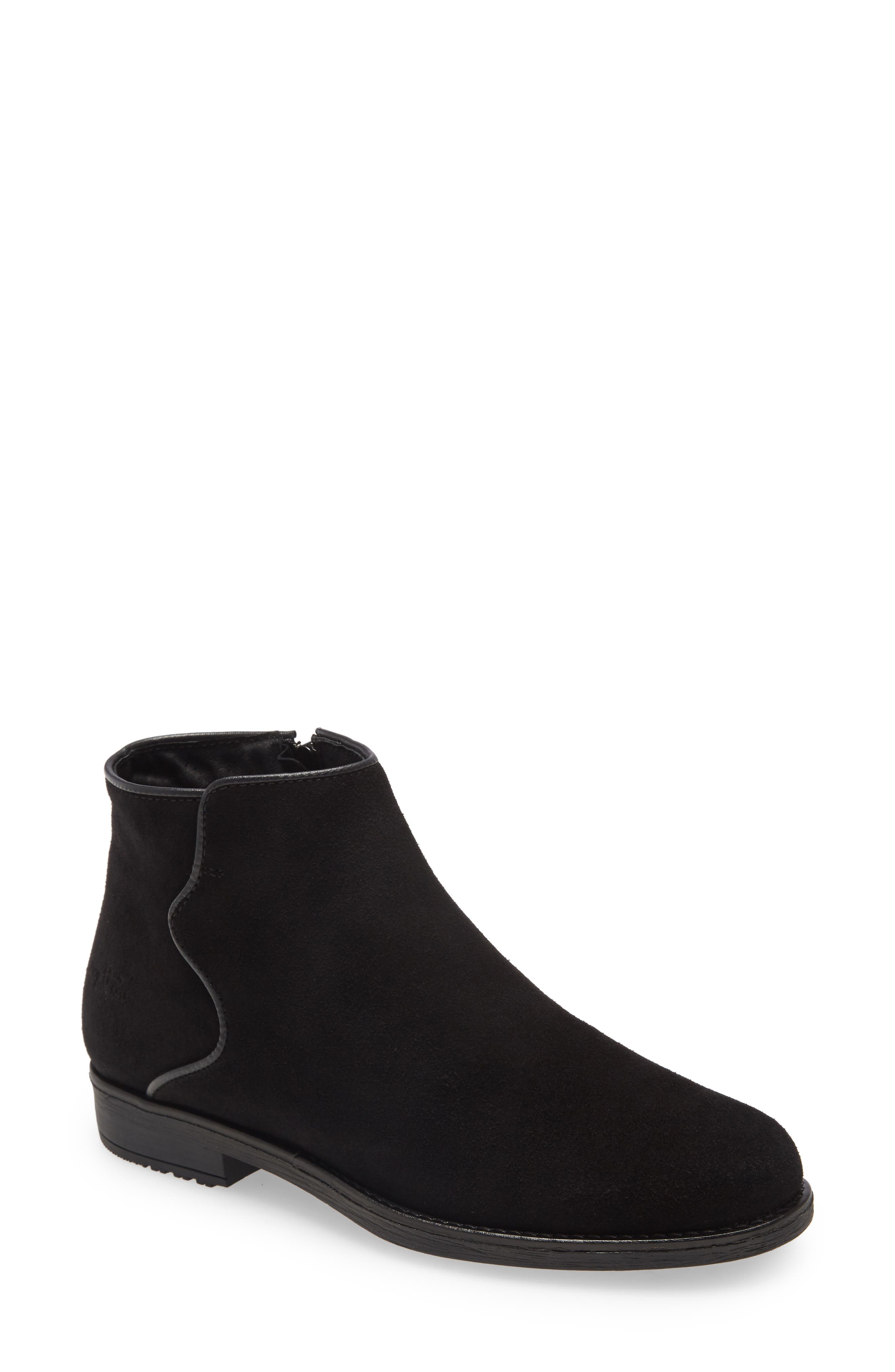 Rural Bootie, Main, color, BLACK SUEDE