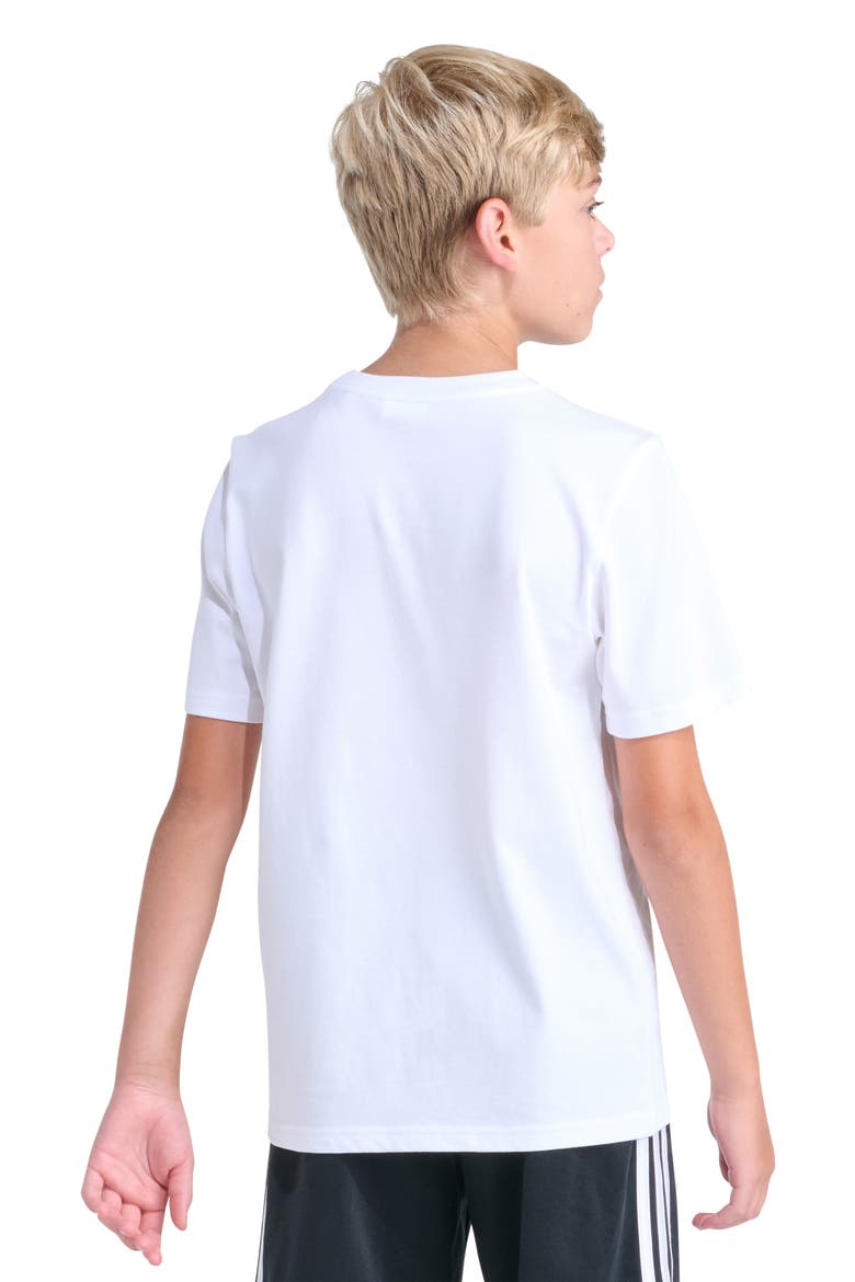 Kids' Walking Trefoil Graphic T-Shirt, Alternate, color, WHITE