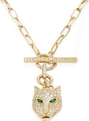 Melinda Maria Jaguar Samantha Link Chain Necklace