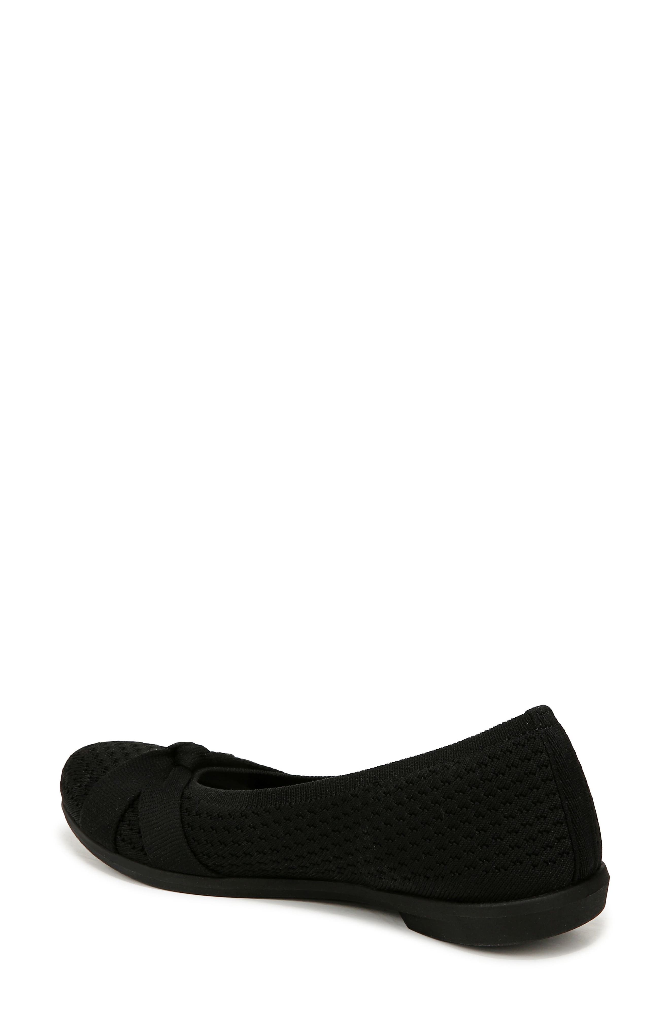 LifeStride Kissed Knit Ballet Flat, Alternate, color, Black