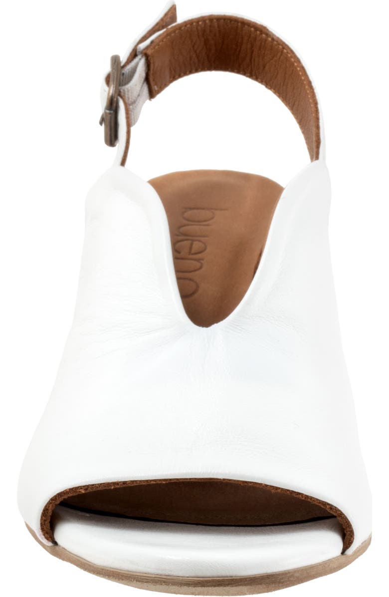 Bueno Clare Slingback Sandal, Alternate, color, White
