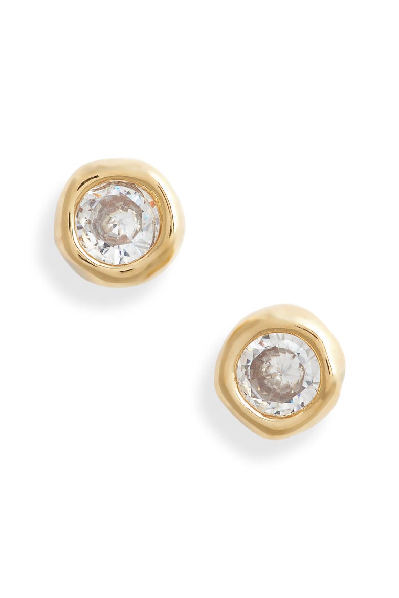 Carpe Diem Stud Earrings, Main, color, GOLD