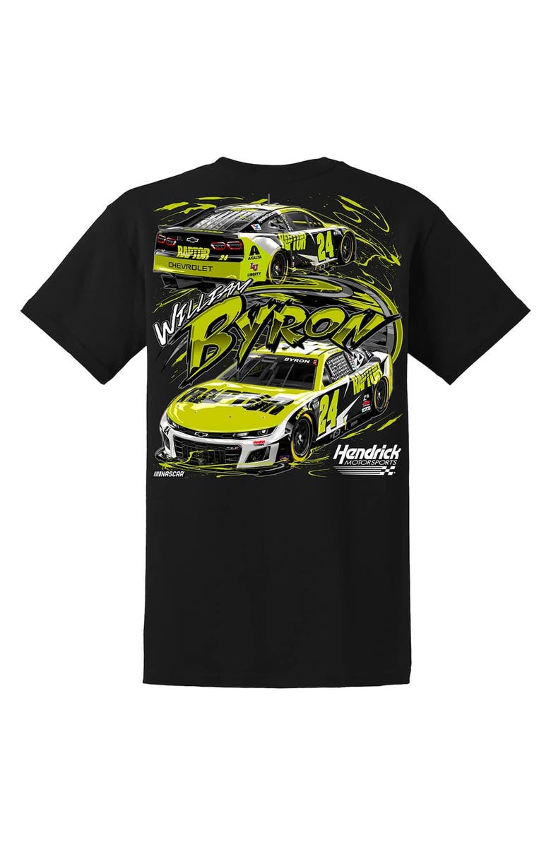 HENDRICK MOTORSPORTS TEAM COLLECTION Men's Hendrick Motorsports Team Collection  Black William Byron Raptor T-Shirt, Alternate, color, Black