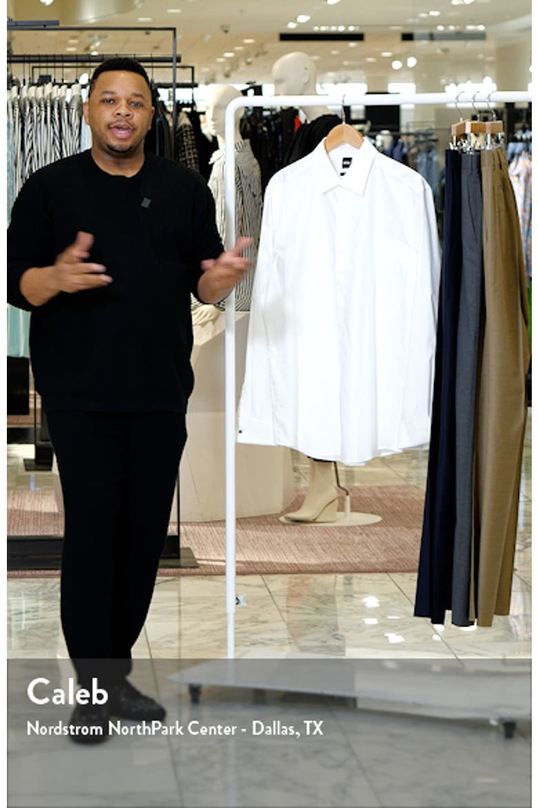 Hank Slim Fit Easy Iron Tuxedo Shirt video