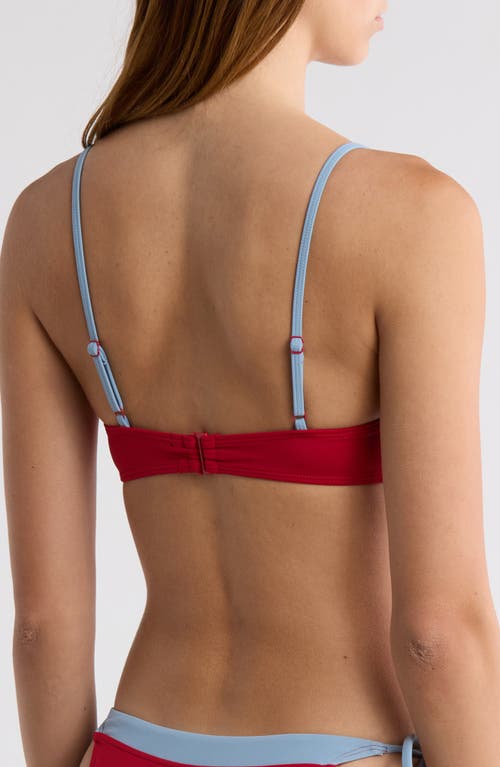 Pacsun Lace-up Underwire Bikini Top