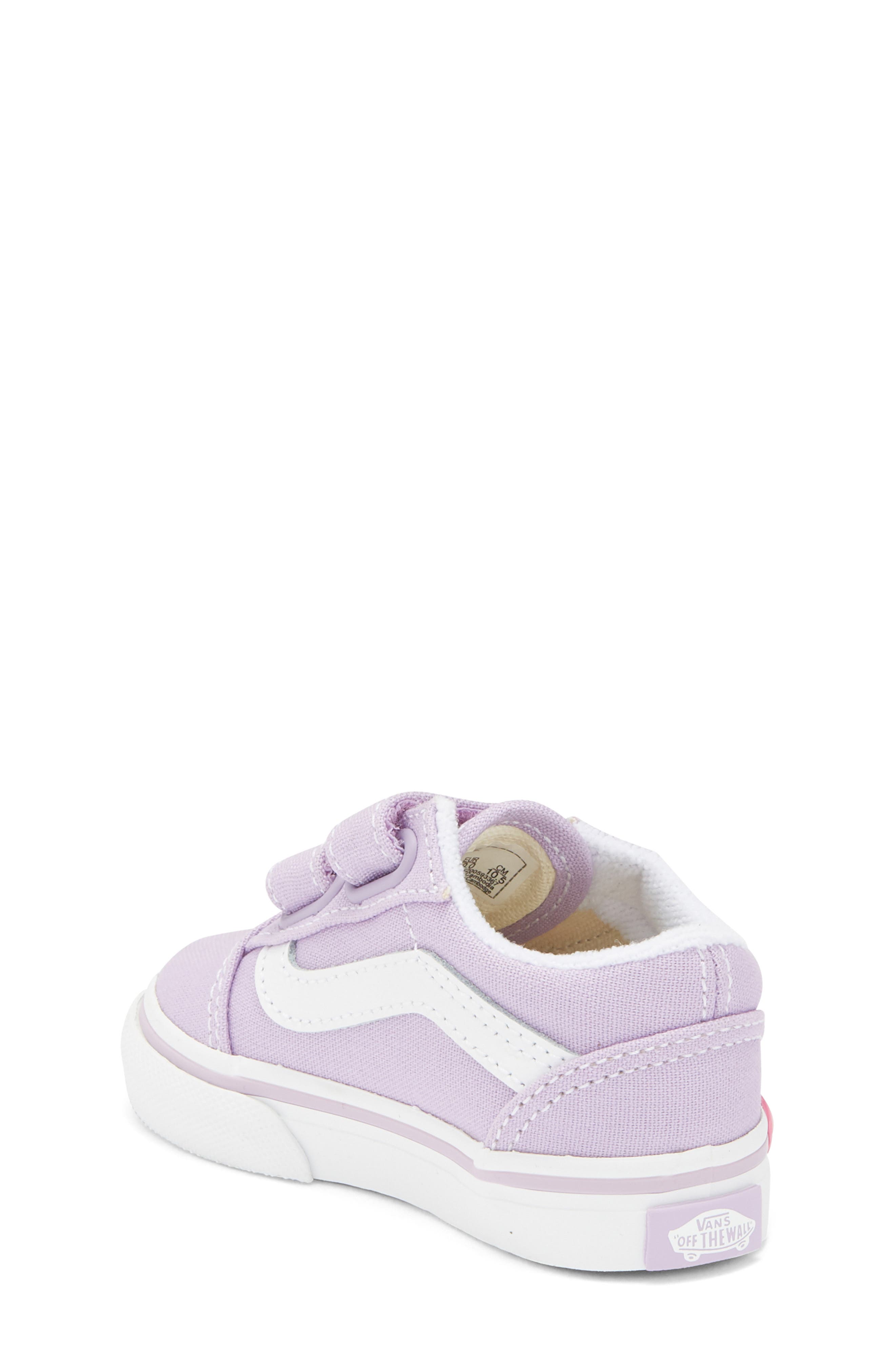 Vans Kids' Old Skool V Sneaker, Alternate, color, Soft Orchid