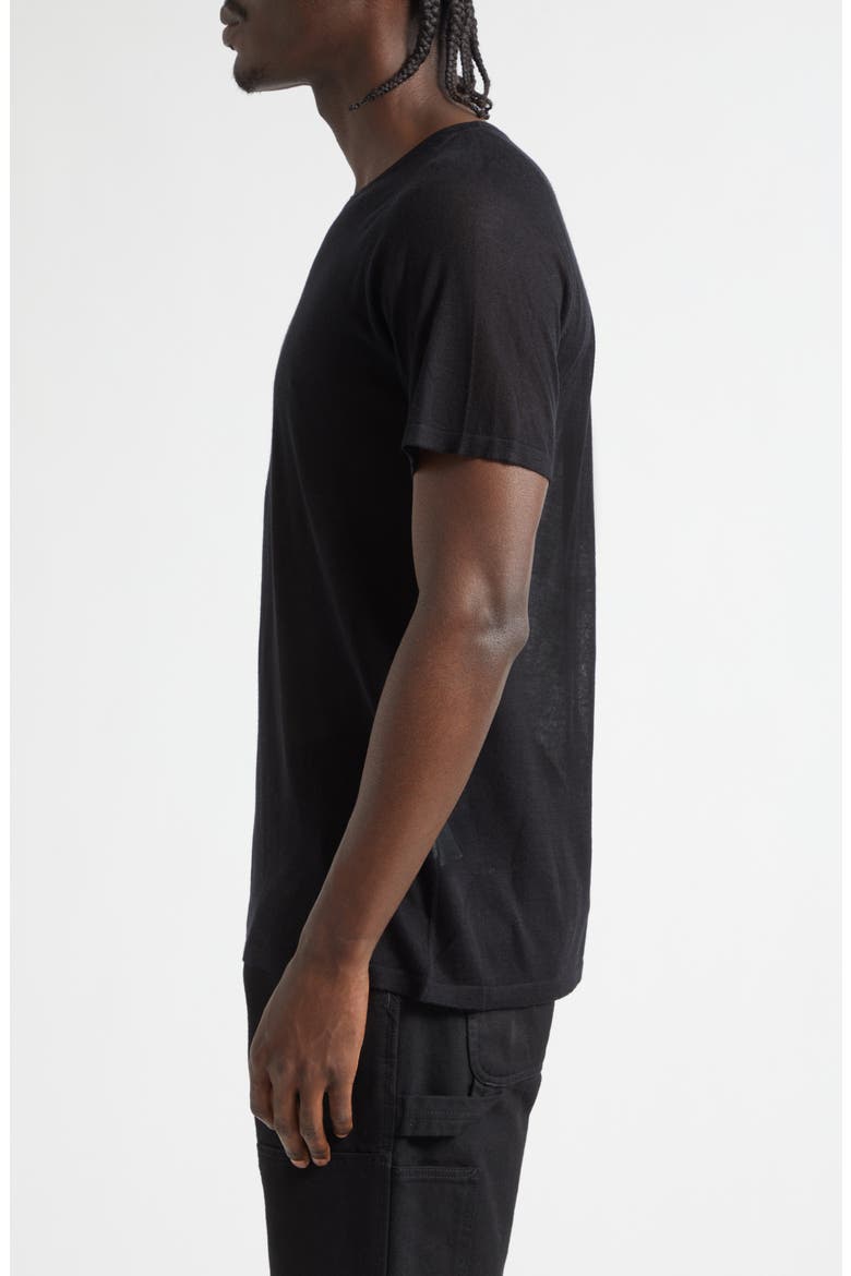 Raglan Sleeve T-Shirt, Alternate, color, BLACK