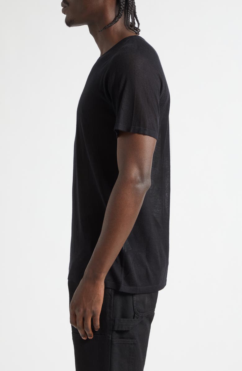 FRENCKENBERGER Raglan Sleeve T-Shirt, Alternate, color, Black