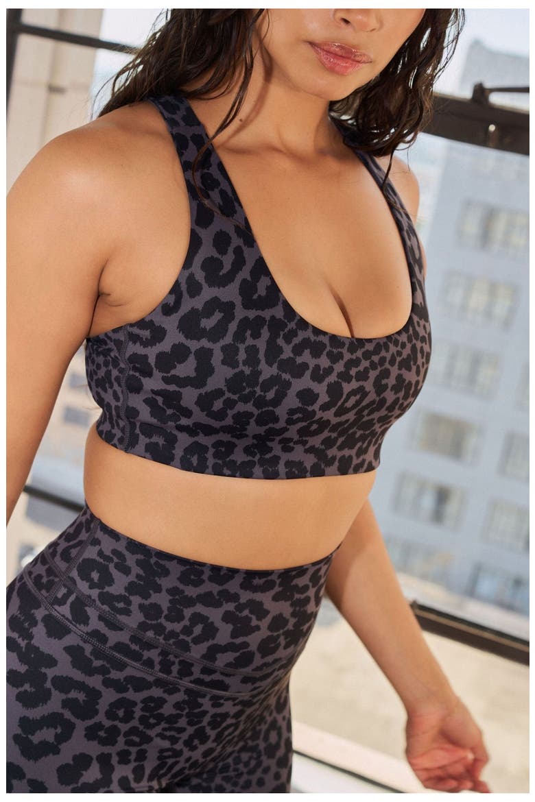 Pulse Core Bra, Alternate, color, King Cheetah Midnight