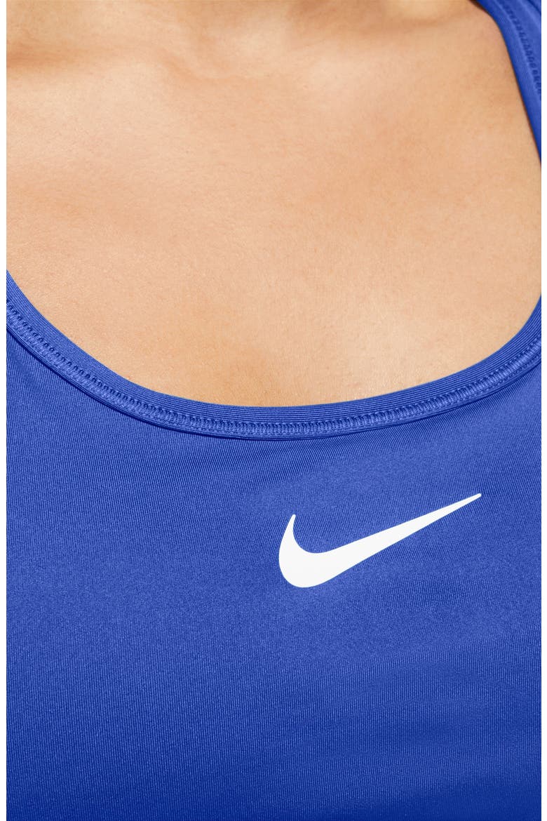 Dri-FIT Swoosh Medium Support Padded Sports Bra, Alternate, color, 405 HYPRYL/WHITE