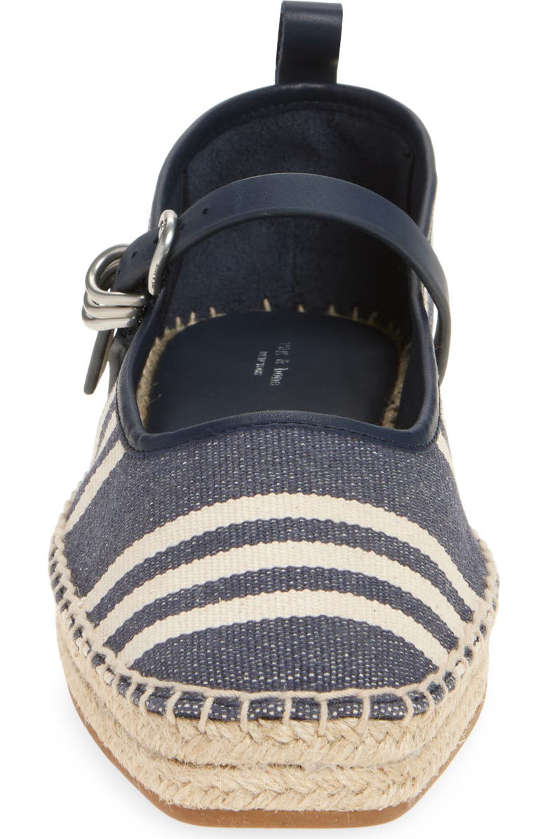 rag & bone Spire Espadrille Mary Jane Flat, Alternate, color, Natural