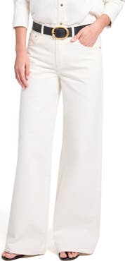 TWP Tiny Dancer Mid Rise Wide Leg Jeans