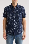 14th & Union Floral Cotton Seersucker Short Sleeve Shirt
