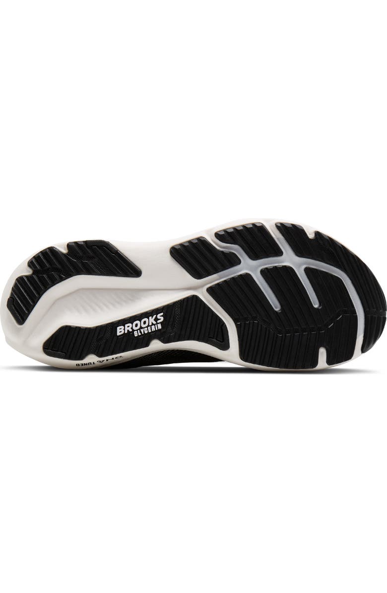 Brooks Glycerin 23 Running Shoe, Alternate, color, Black/ Grey/ White