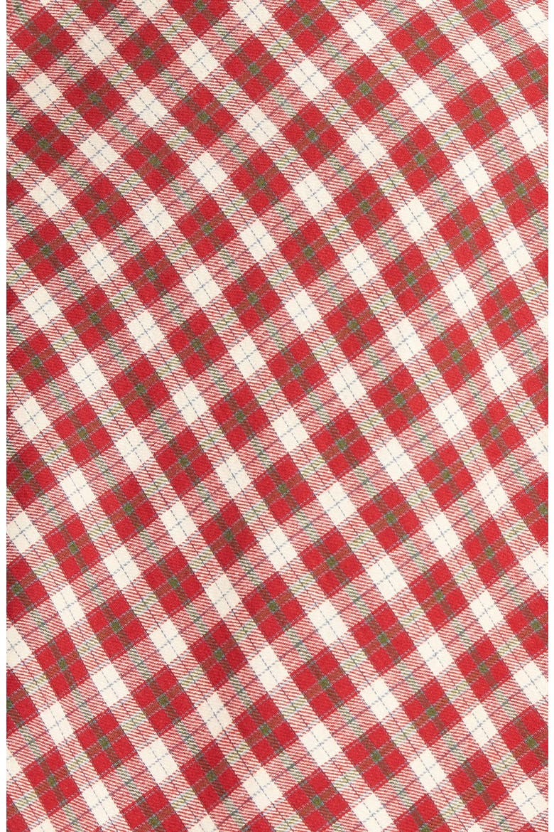 Flannel Skirt, Alternate, color, RED PLAID