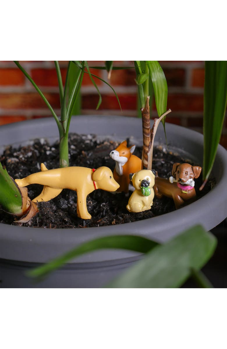 GIFT REPUBLIC Adorable 4-Pack Dog Figurines, Alternate, color, Assorted Shapes/ Colors