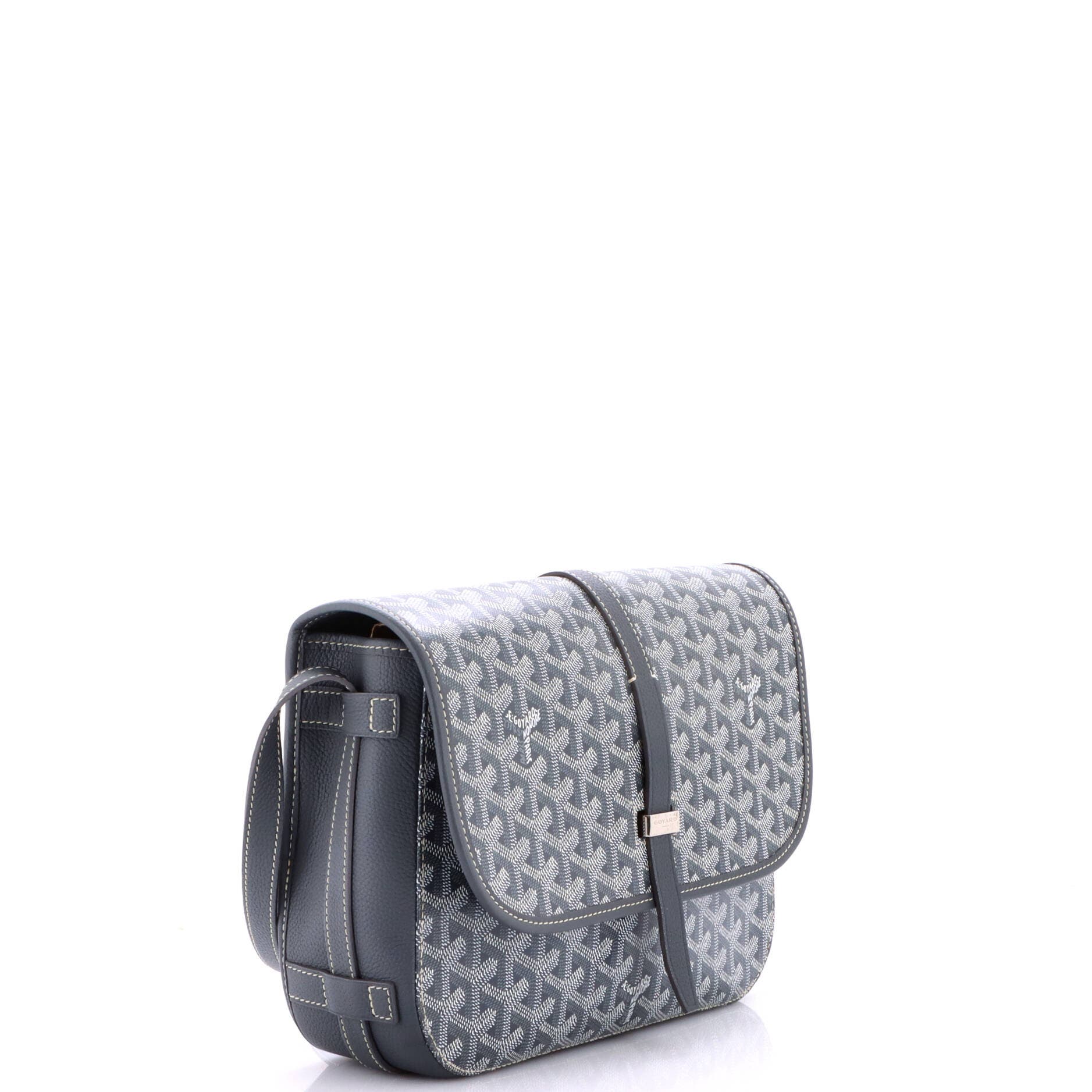 Belvedere II Messenger Bag Coated Canvas MM, Alternate, color, Grey