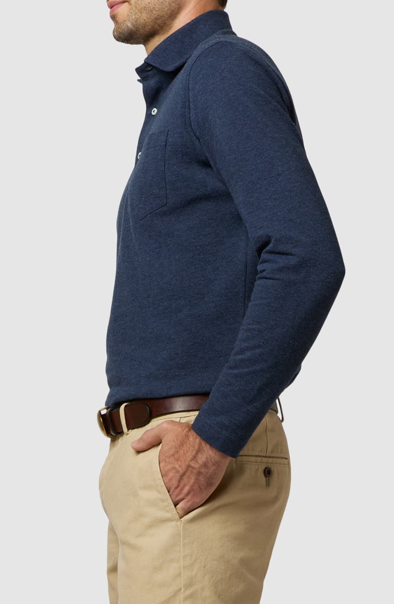 Sid Mashburn Long Sleeve Pima Cotton Piqué Polo, Alternate, color, 