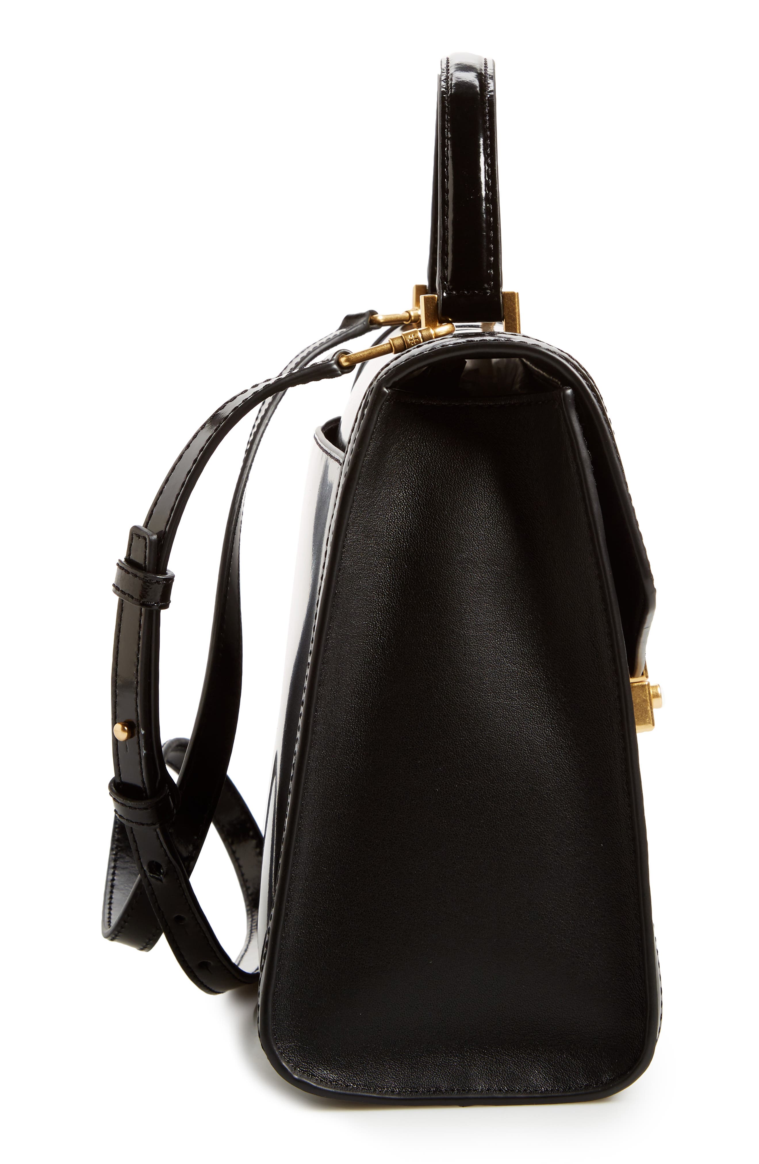 Tory Burch Juliette Leather Satchel, Alternate, color, 