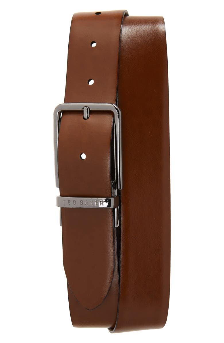 Ted Baker London Timthy Reversible Leather Belt, Alternate, color, 