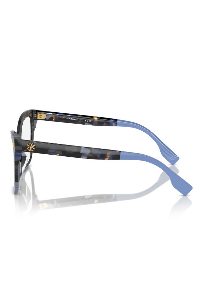 51mm Cat Eye Optical Glasses, Alternate, color, BLUE TORTOISE