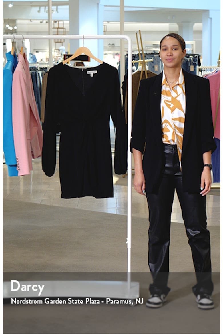 Rylee Twist Front Long Sleeve Minidress video